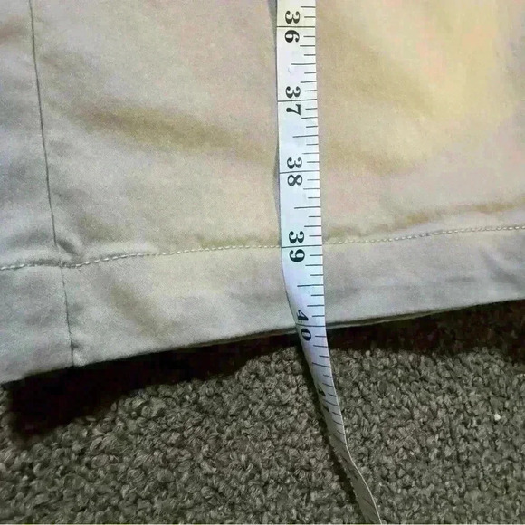 Vintage Talbots Straight Leg Stretch Khaki Pants Size 12 - Picture 4 of 11